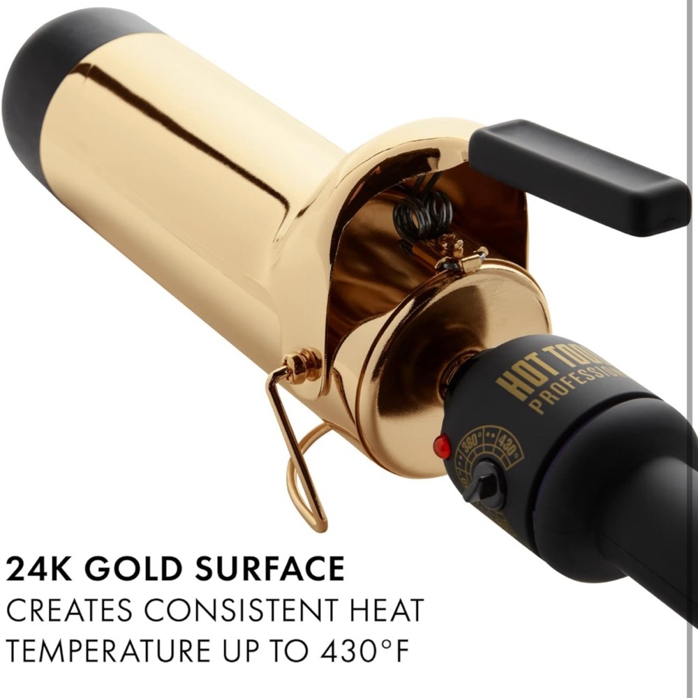 NEW Hot tools pro artist 24k gold jumbo 2” curling iron